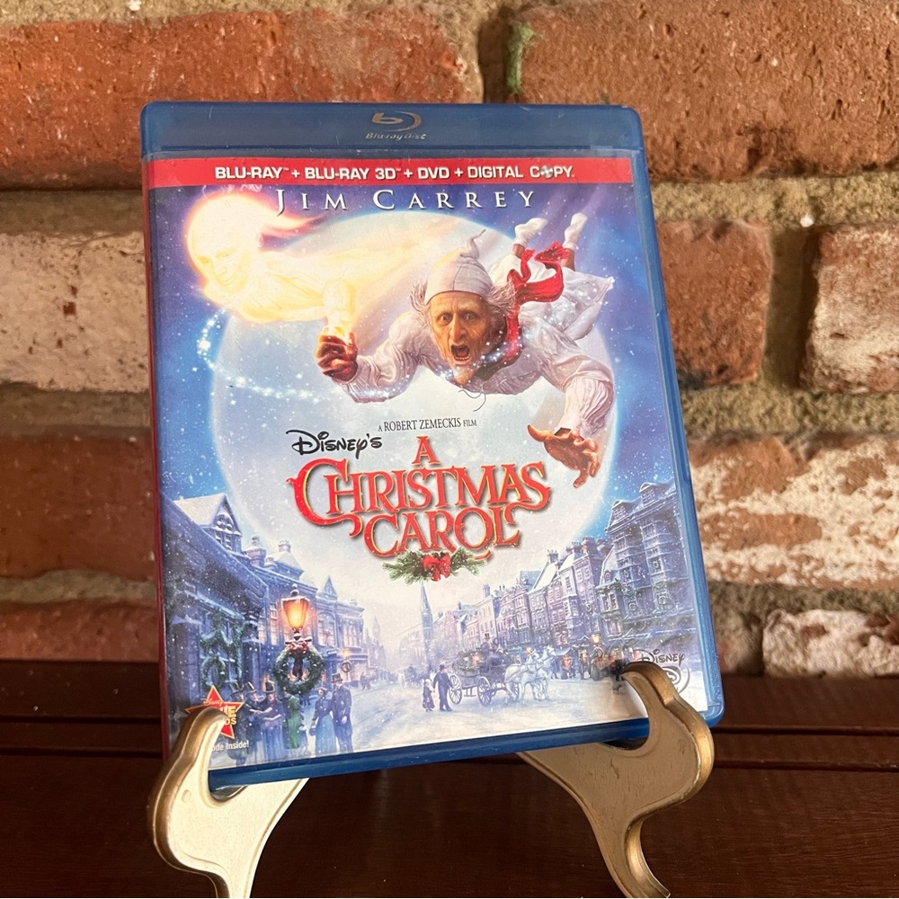 Disney's A Christmas Carol DVD Blu-ray 3d digital copy 4 disc combo set